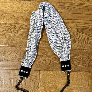 Unique Camera Strap - Soft Scarf w/ Hidden Storage Pocket